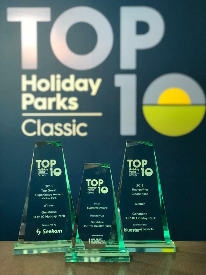 Geraldine Top 10 Holiday Park Luaran gambar